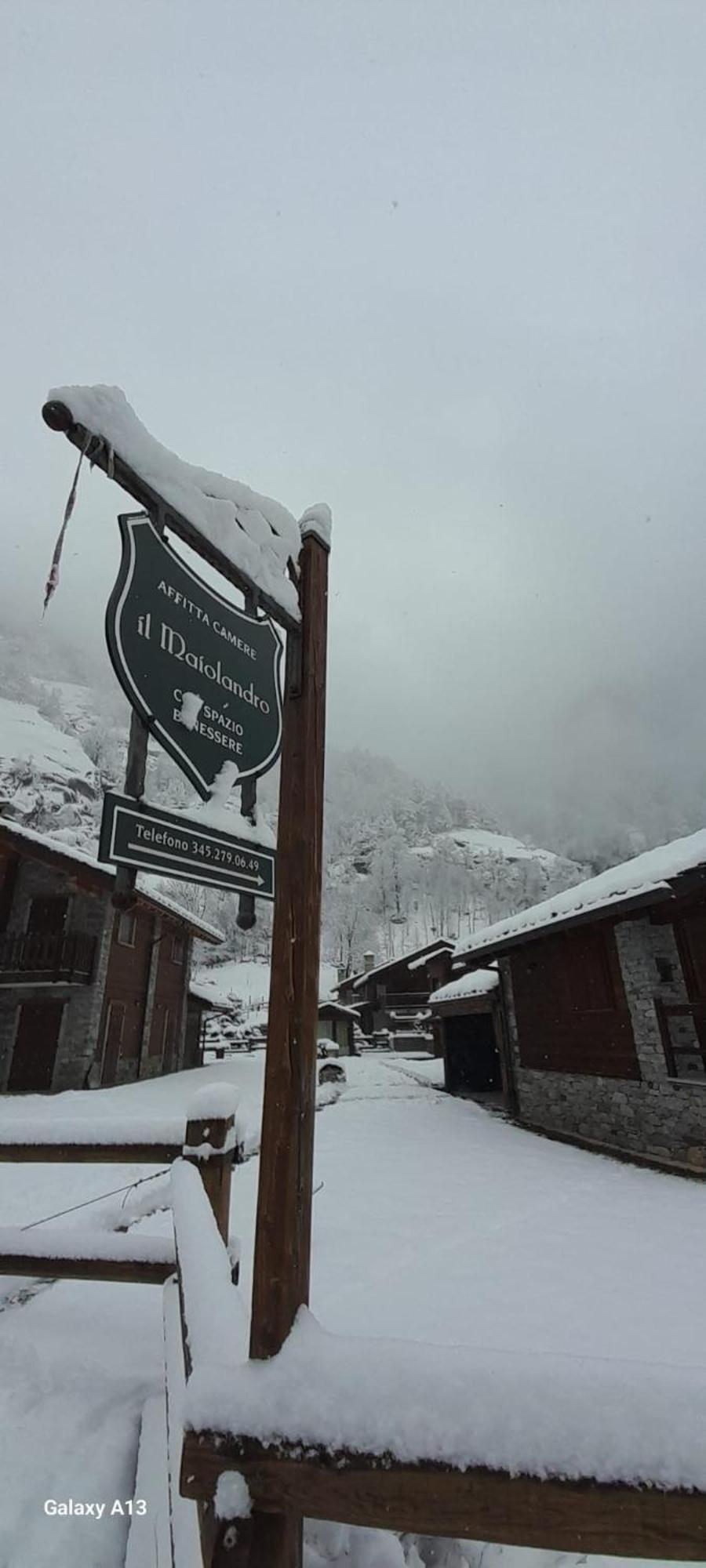 Il Maiolandro Bed & Breakfast Noasca Exterior photo